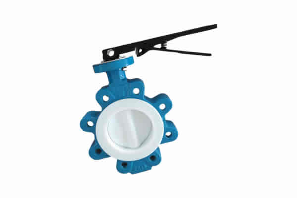 Fully Lug butterfly valve 2PC body PTFE seat, PN16/25